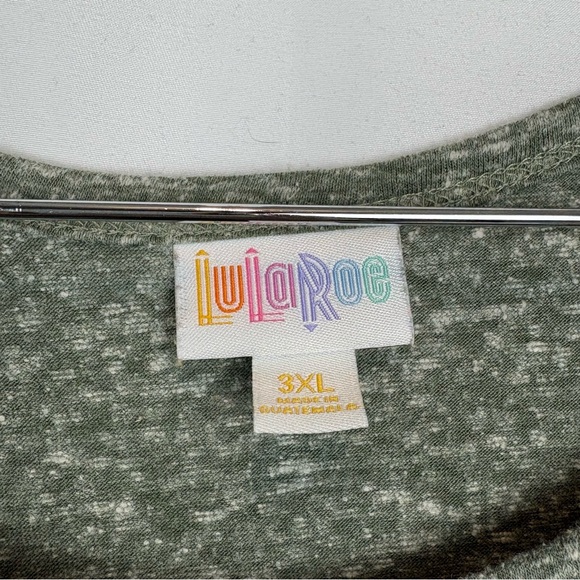 LuLaRoe Carly Dress Green - Picture 3 of 4